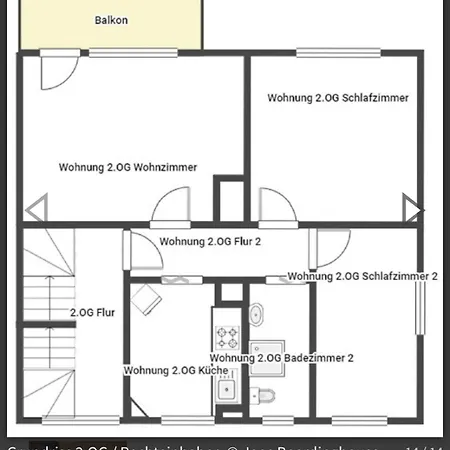 Joos Boardinghouse رادولفزيل ام بوندنز